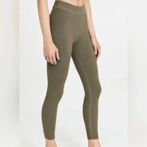 NWT Good American Chunky rib legging in sea‎ turtle green size 00/0  XXS/ XS